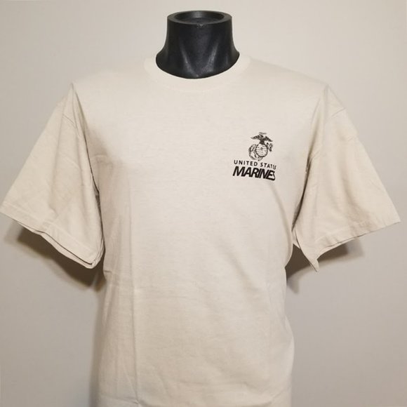 New USMC Desert Skull Tee Shirt L/Large Mens United States Military US Marines - Picture 5 of 9